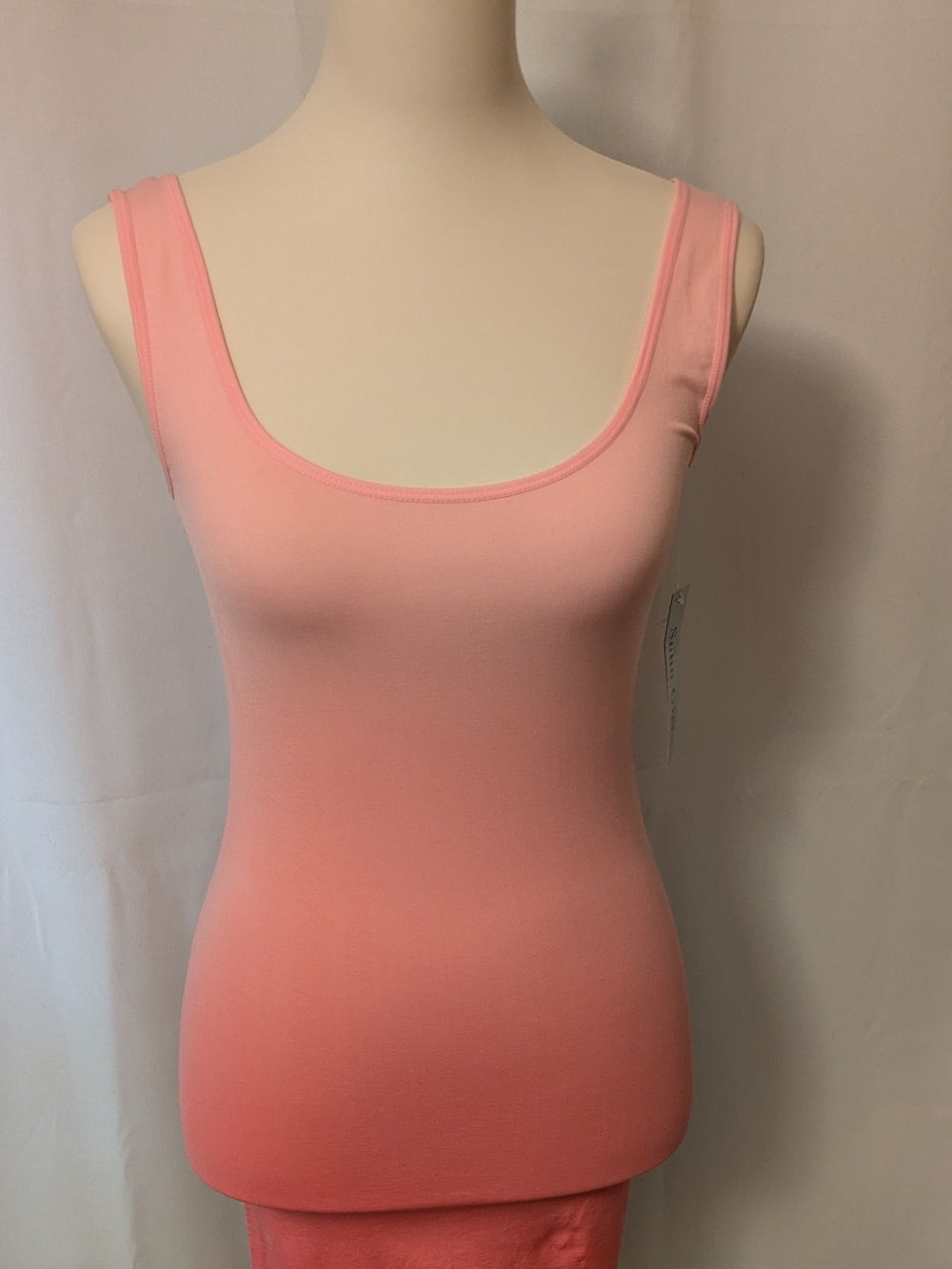Soho Girls Blush Pink Ombre Scoop Tank, Dress NWT